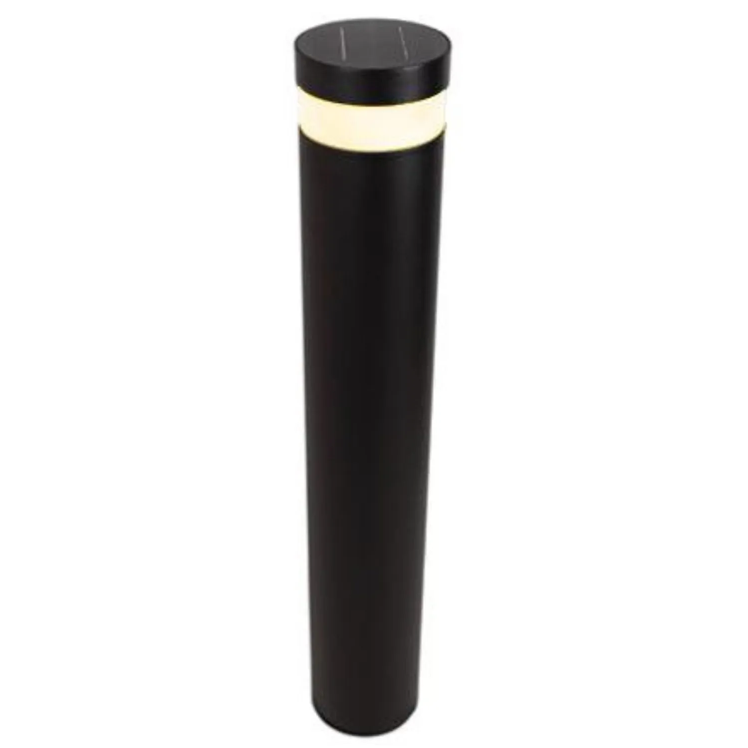 015 Series LED Solar Bollard Light CCT in Black