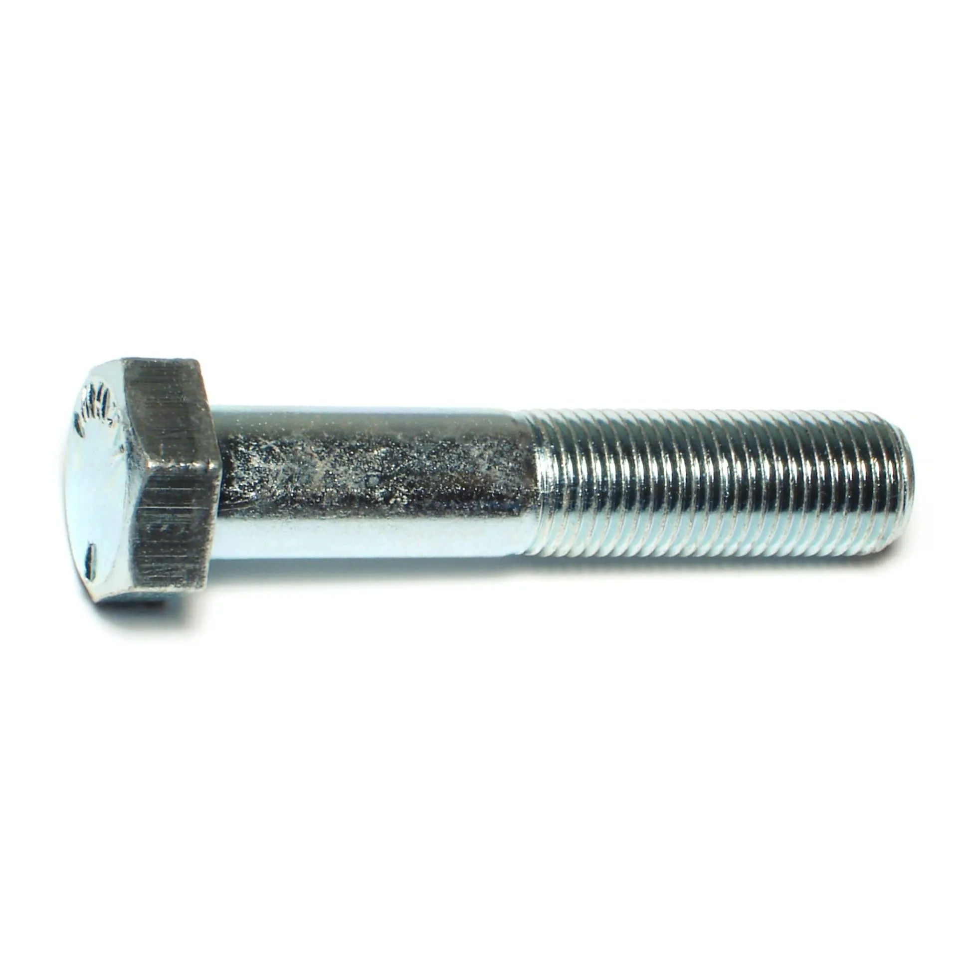 1/2"-20 x 2-1/2" Zinc Plated Grade 5 Steel Fine Thread Hex Cap Screws (5 pcs.)