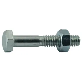 1/4"-20 x 1-1/2" Zinc Grade 2 / A307 Hex Bolts (20 pcs.)