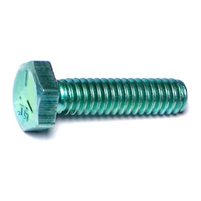 1/4"-20 x 1" Green Rinsed Zinc Grade 5 Hex Cap Screws (591 pcs.)