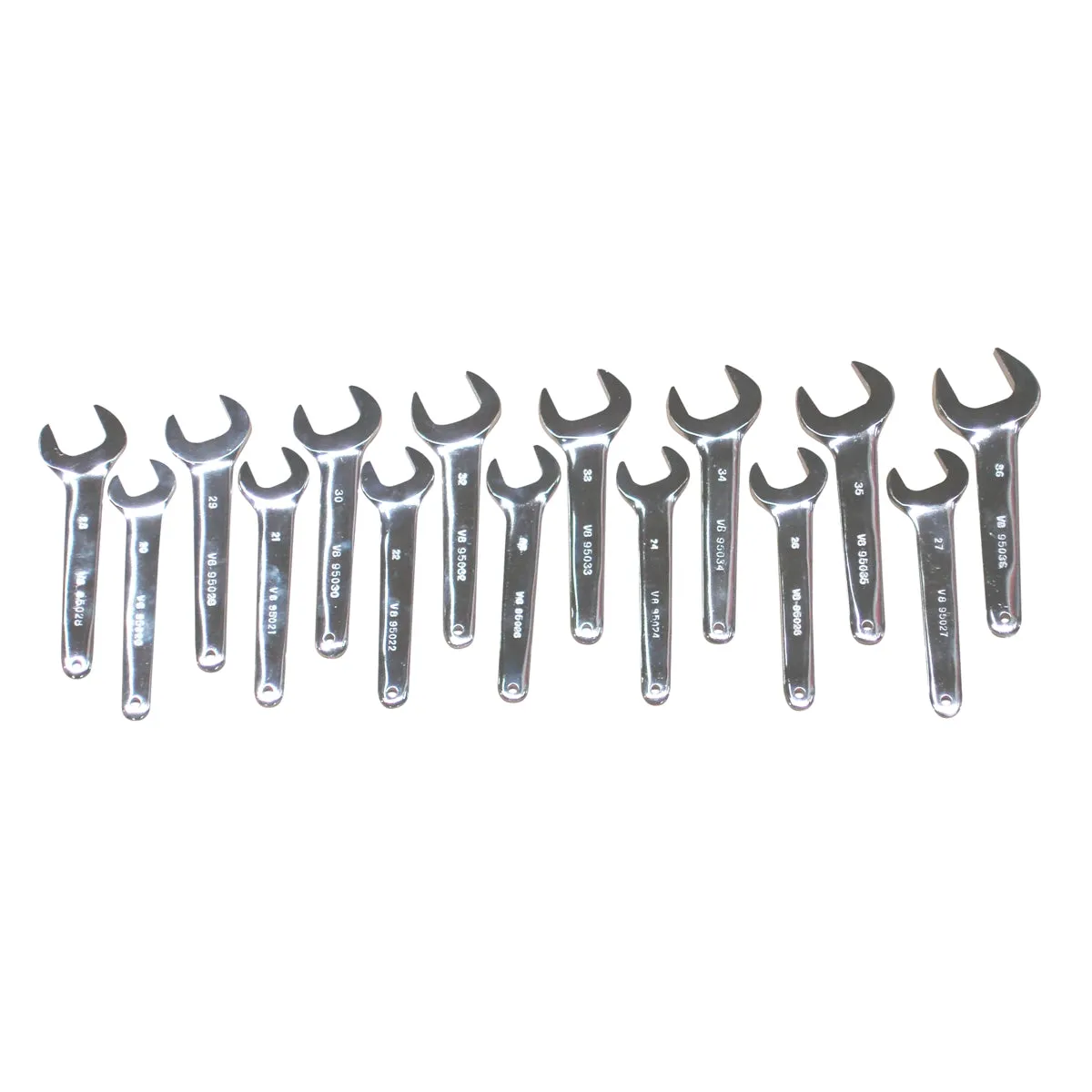 15 Piece Metric Service Wrench Set V8T9515