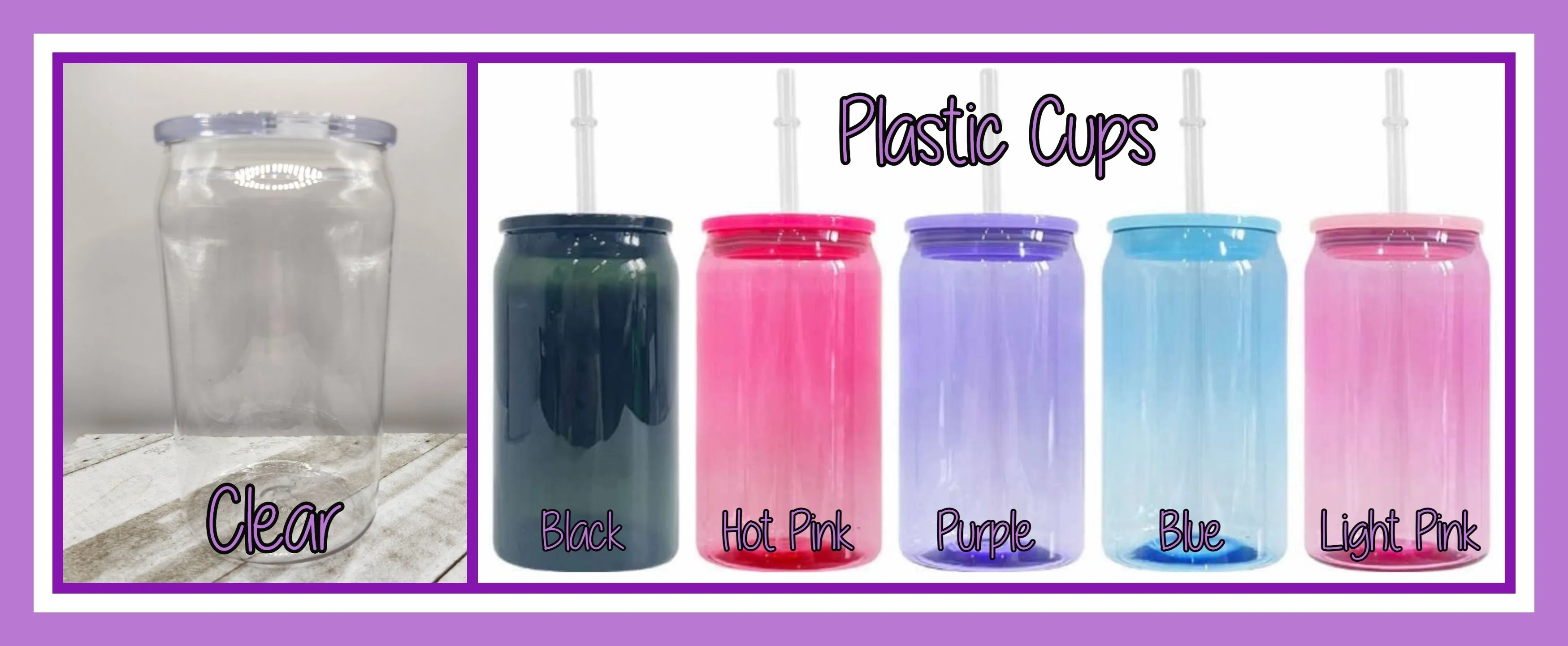 16oz Glass or Plastic Cup-Vibrant Wildflowers MC