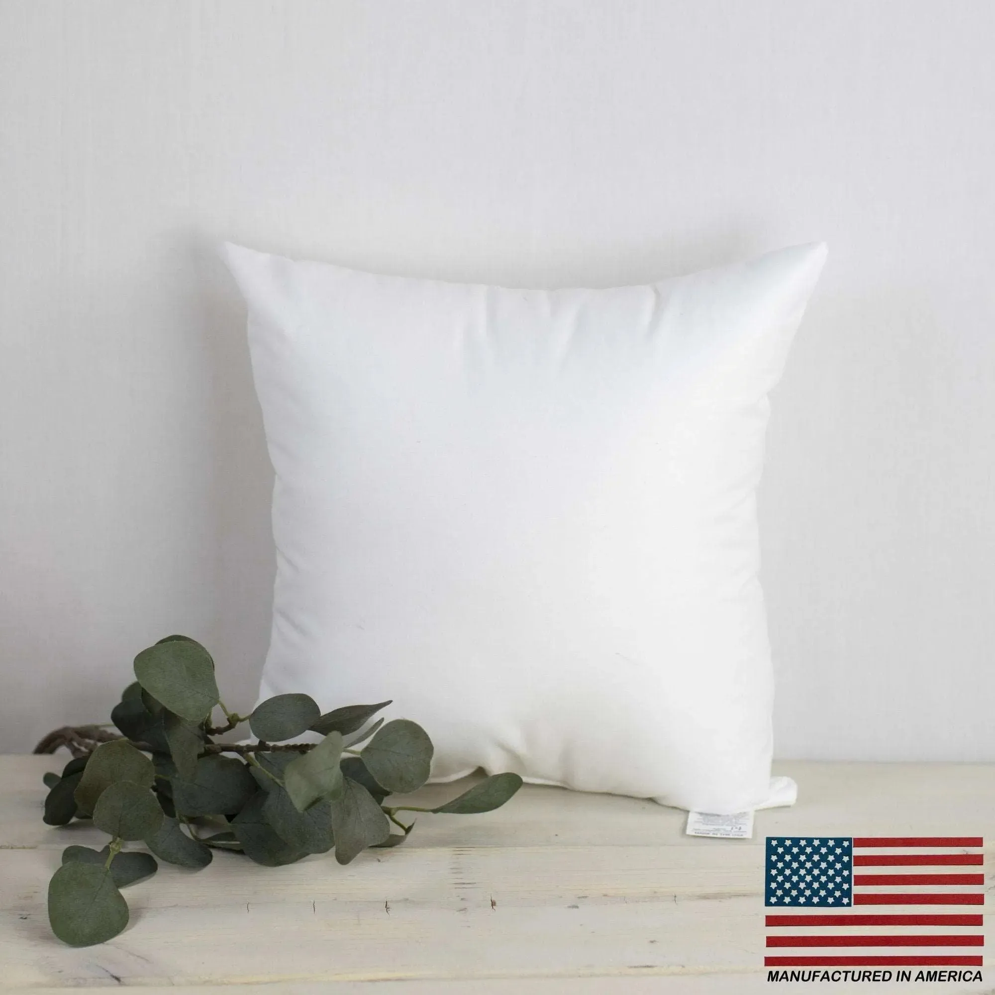 18x18 | Square Angel Hair Insert | Indoor Outdoor Down Alternative Hypoallergenic Pillow Insert | Quality Insert | Premium Insert