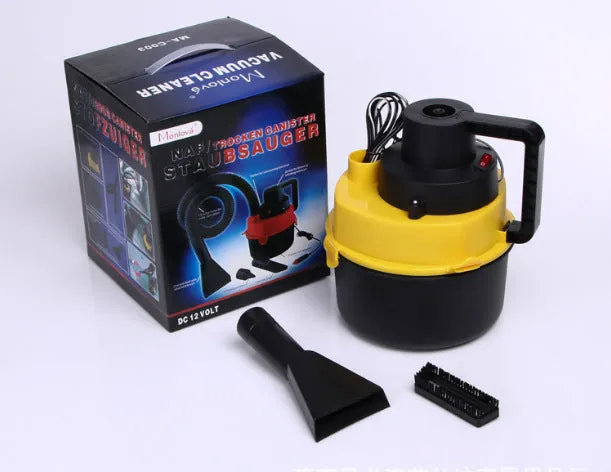 2000 RPM 12V Car Vacuum Cleaner with Hand-held Design, Suitable for Vacuuming and Blowing