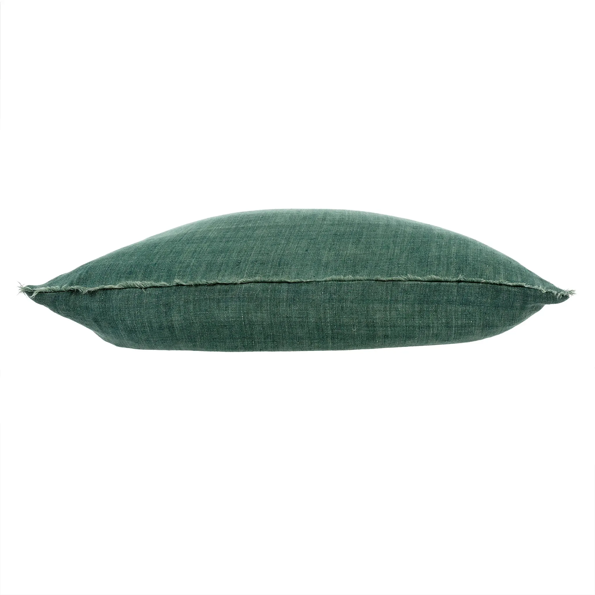 24x24 Lina Linen Pillow, Celeste Green