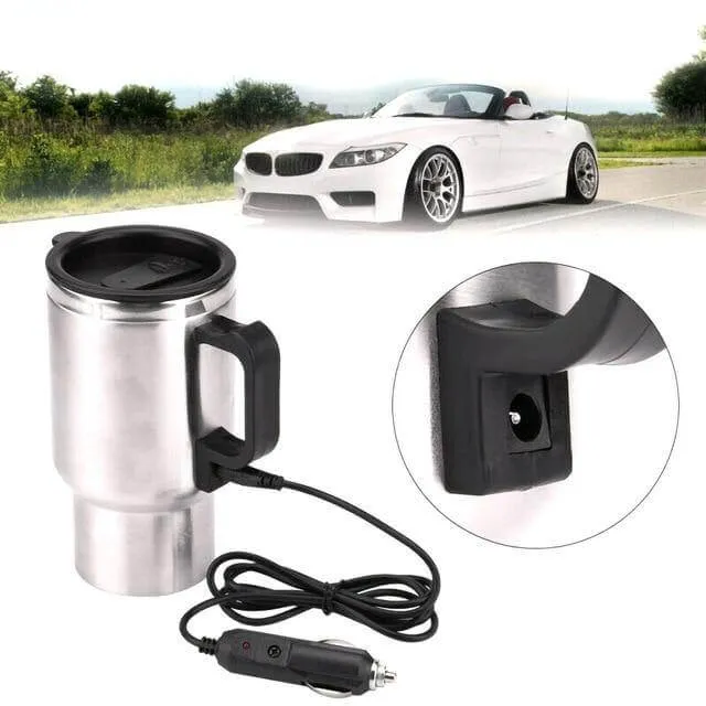 500ML Electric In-car Stainless Steel Travel Heated Mug