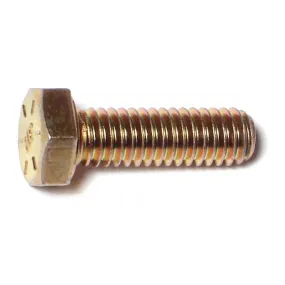 5/16"-18 x 1" Zinc Plated Grade 8 Steel Coarse Thread Hex Cap Screws