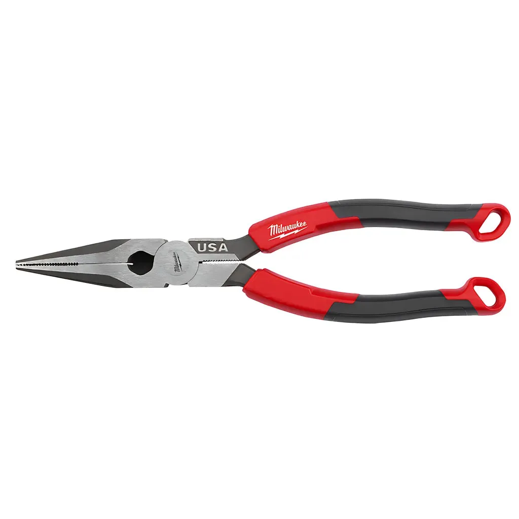 8" Long Nose Comfort Grip Pliers (USA)