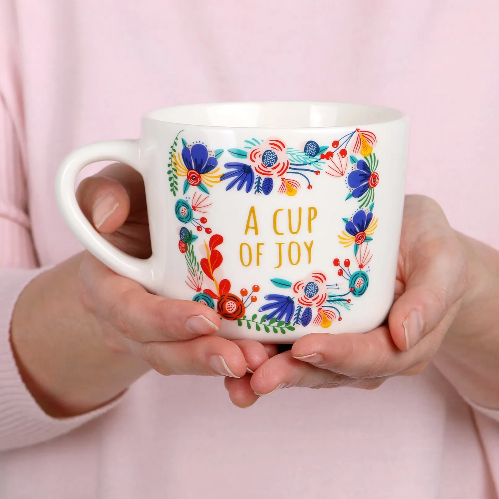 'A Cup Of Joy' Printed Mug 400ml