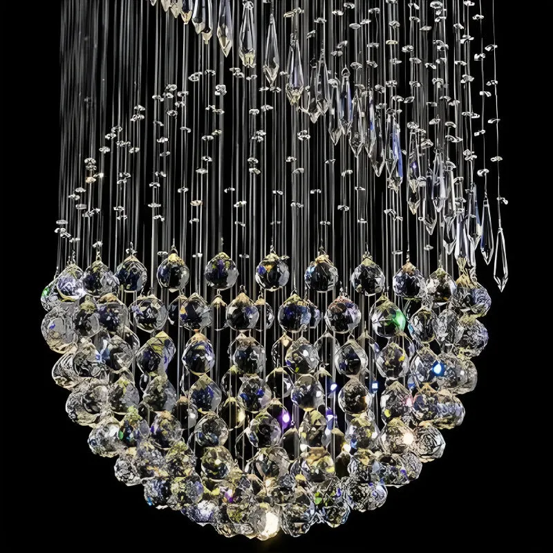 Agrate Brianza | Luxury Elegant Cascading Glass Chandelier