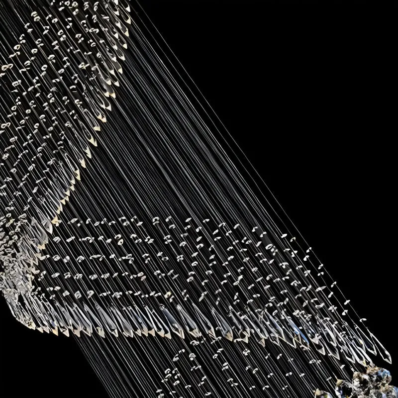 Agrate Brianza | Luxury Elegant Cascading Glass Chandelier