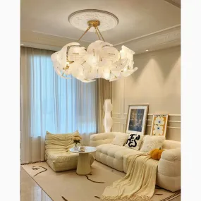 Alì | Luxury Creative Big Flower Shape Glass Chandelier