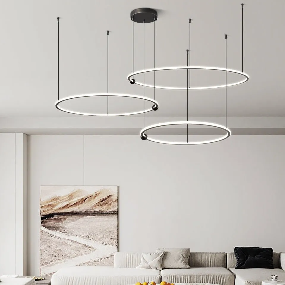 ANELLI Solid Brass Circular Chandelier