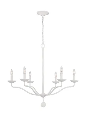 Annie Chandelier in Plaster White