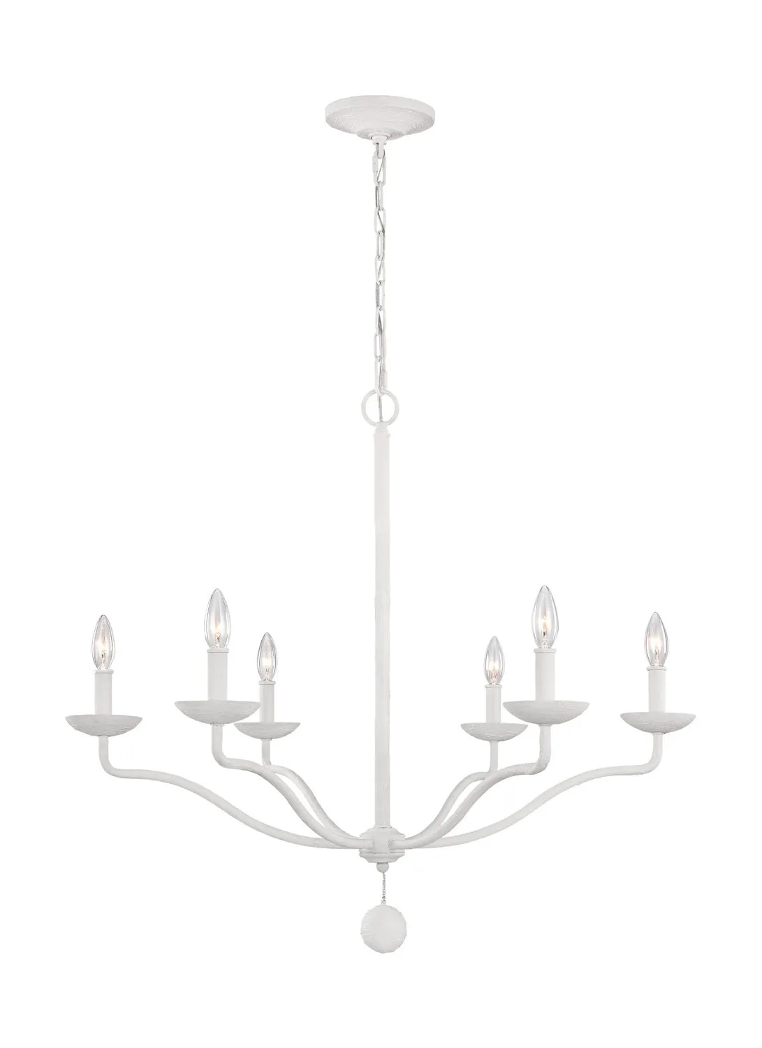 Annie Chandelier in Plaster White