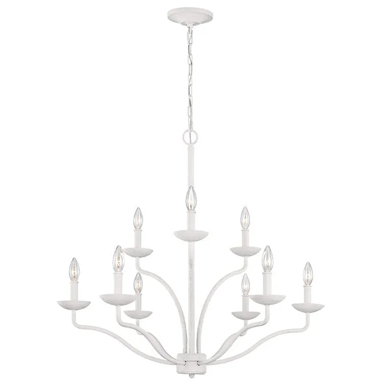 Annie Nine-Light Two-Tier Chandelier