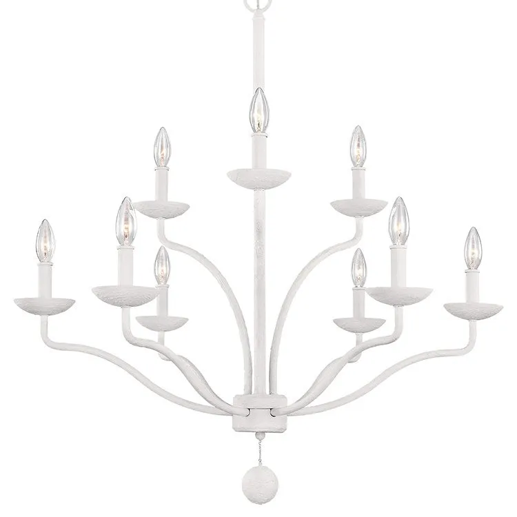 Annie Nine-Light Two-Tier Chandelier