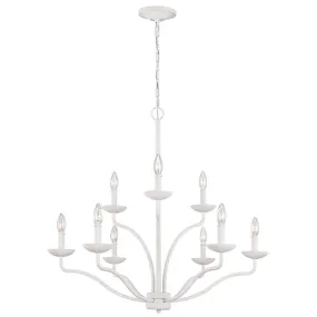 Annie Nine-Light Two-Tier Chandelier