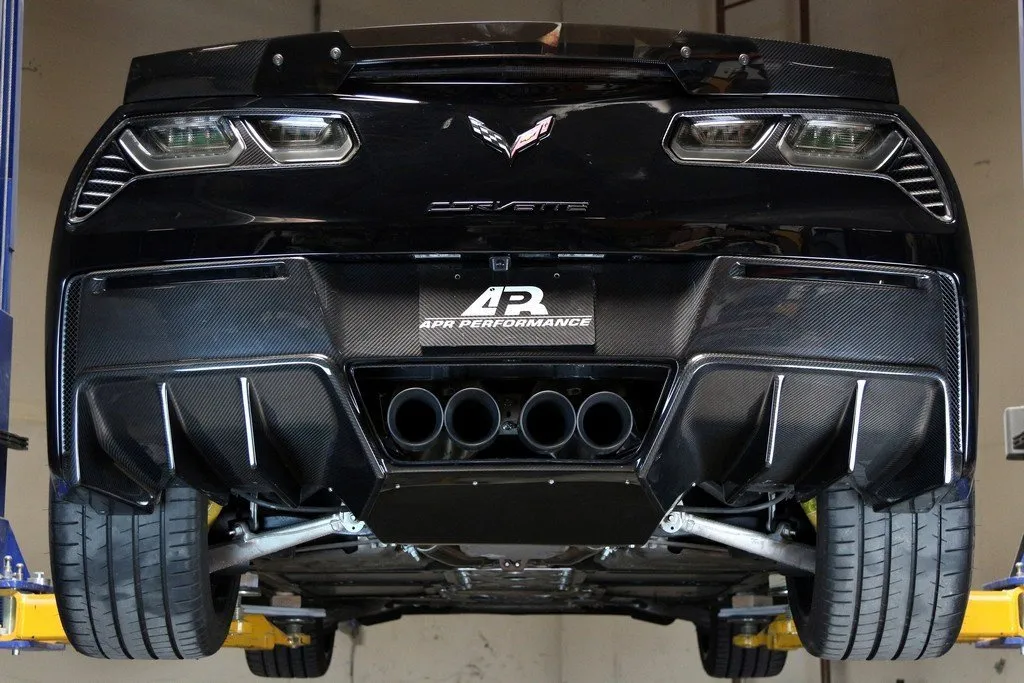 APR Carbon Fiber Rear Diffuser Version II | 2014  Chevrolet Corvette C7 (AB-277029)