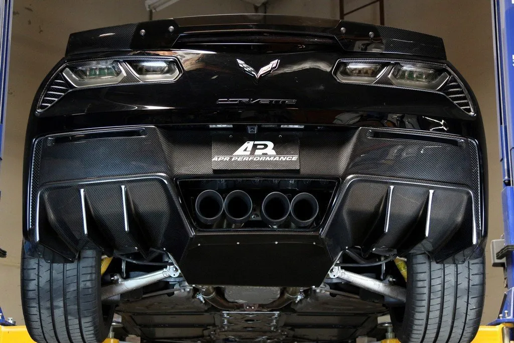 APR Carbon Fiber Rear Diffuser Version II | 2014  Chevrolet Corvette C7 (AB-277029)