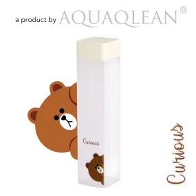 Aquaqlean Frosty 950ml - Choose Your Personality  Kids & School Water Bottle - Curious (Bear) 1 Pcs Pack