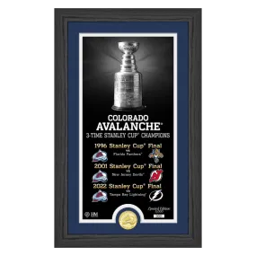 Avalanche 2022 Stanley Cup Champions Legacy Frame