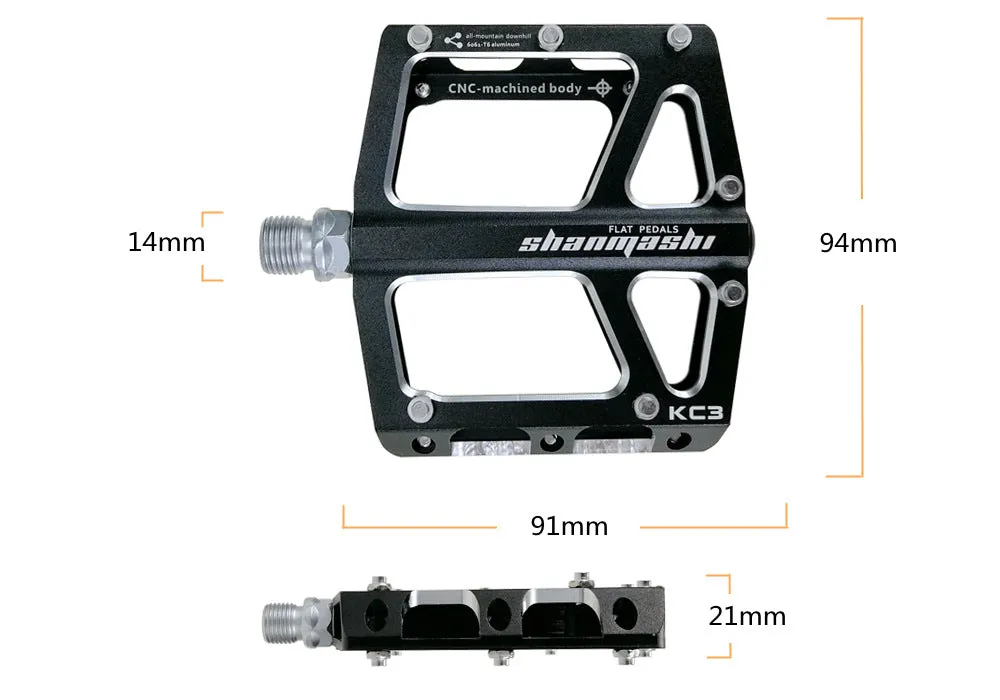 B636 Bicycle Pedals