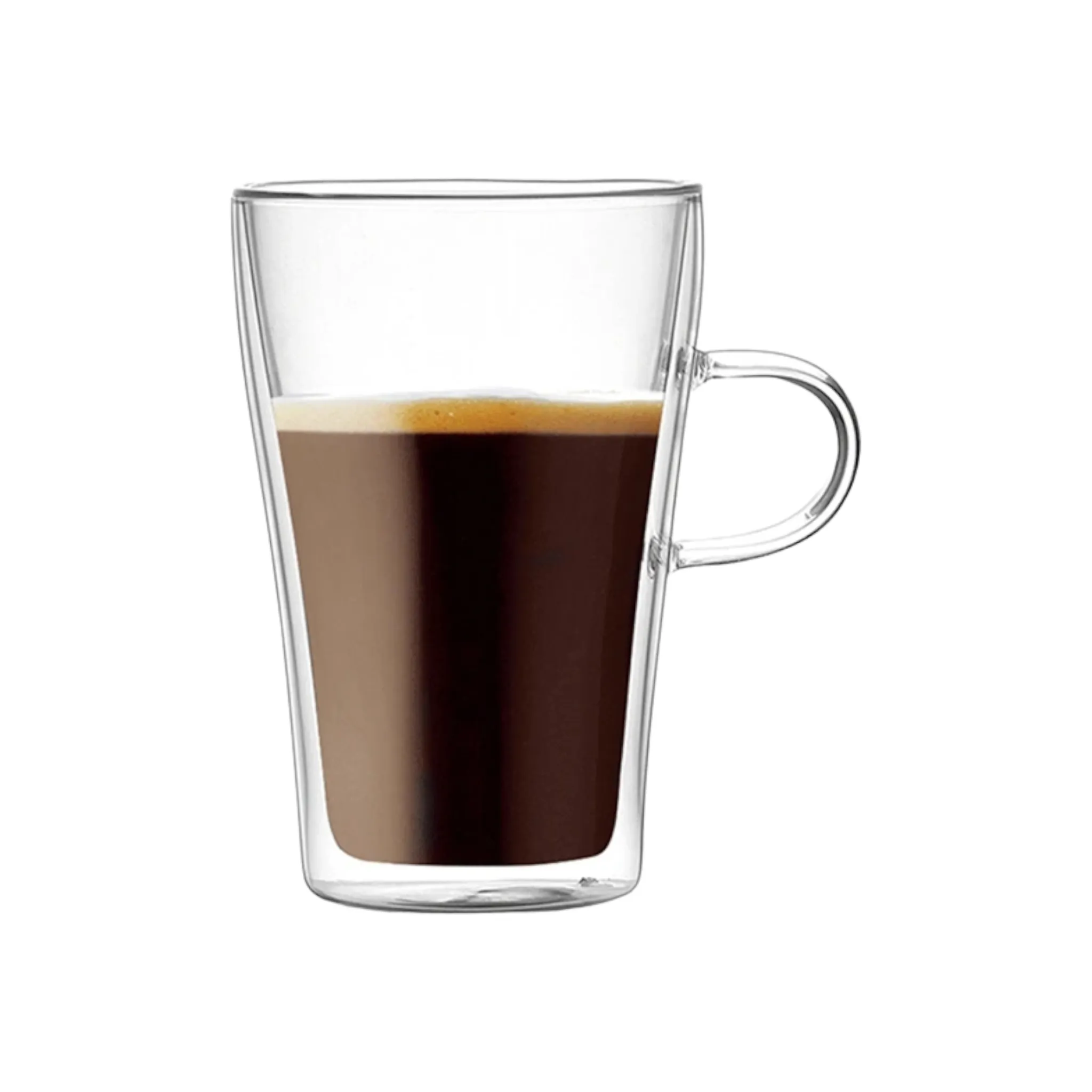 Barista Borosilicate Double Wall Café Latte Mug 300ml 2pc 10251