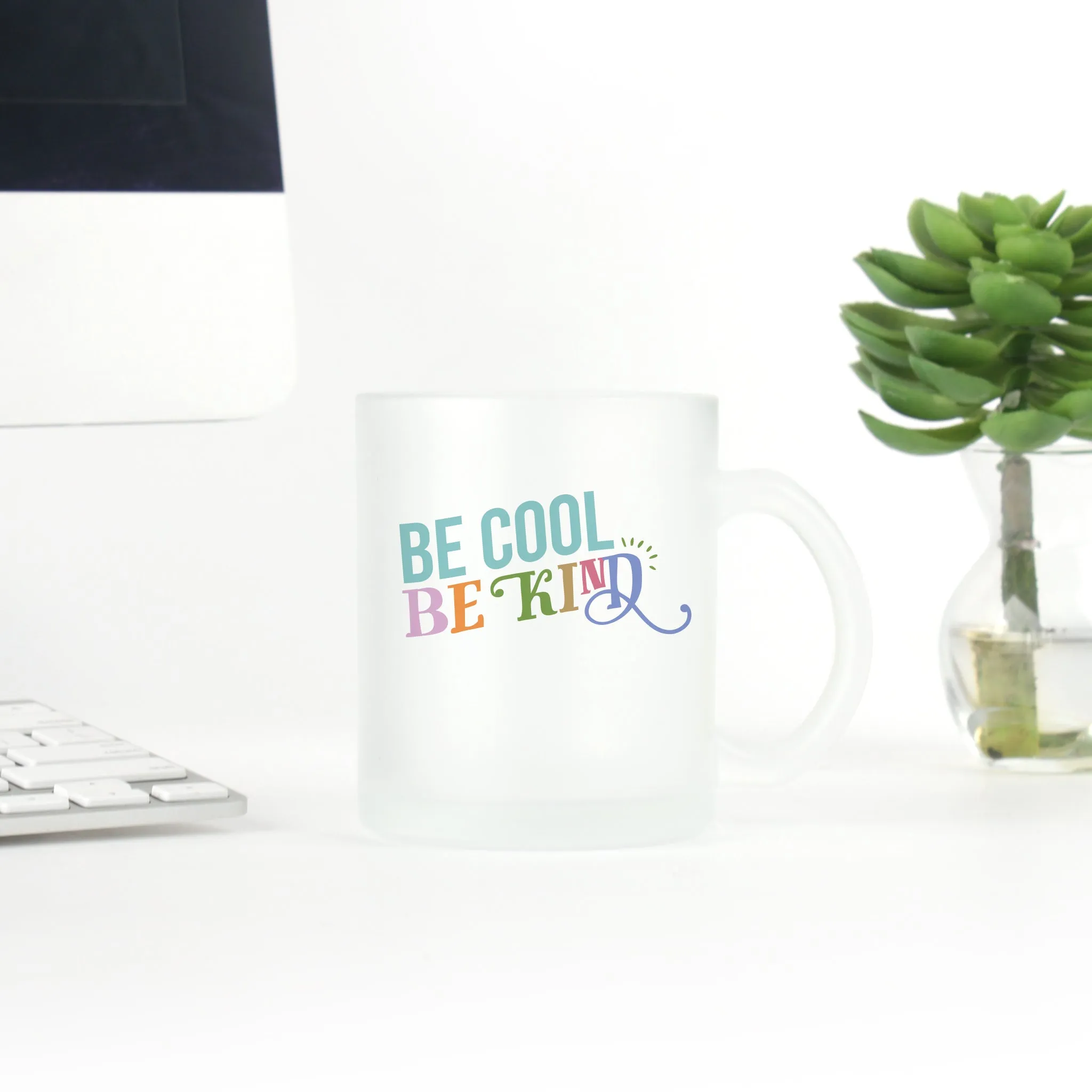 Be Cool Be Kind Color Swash Mug