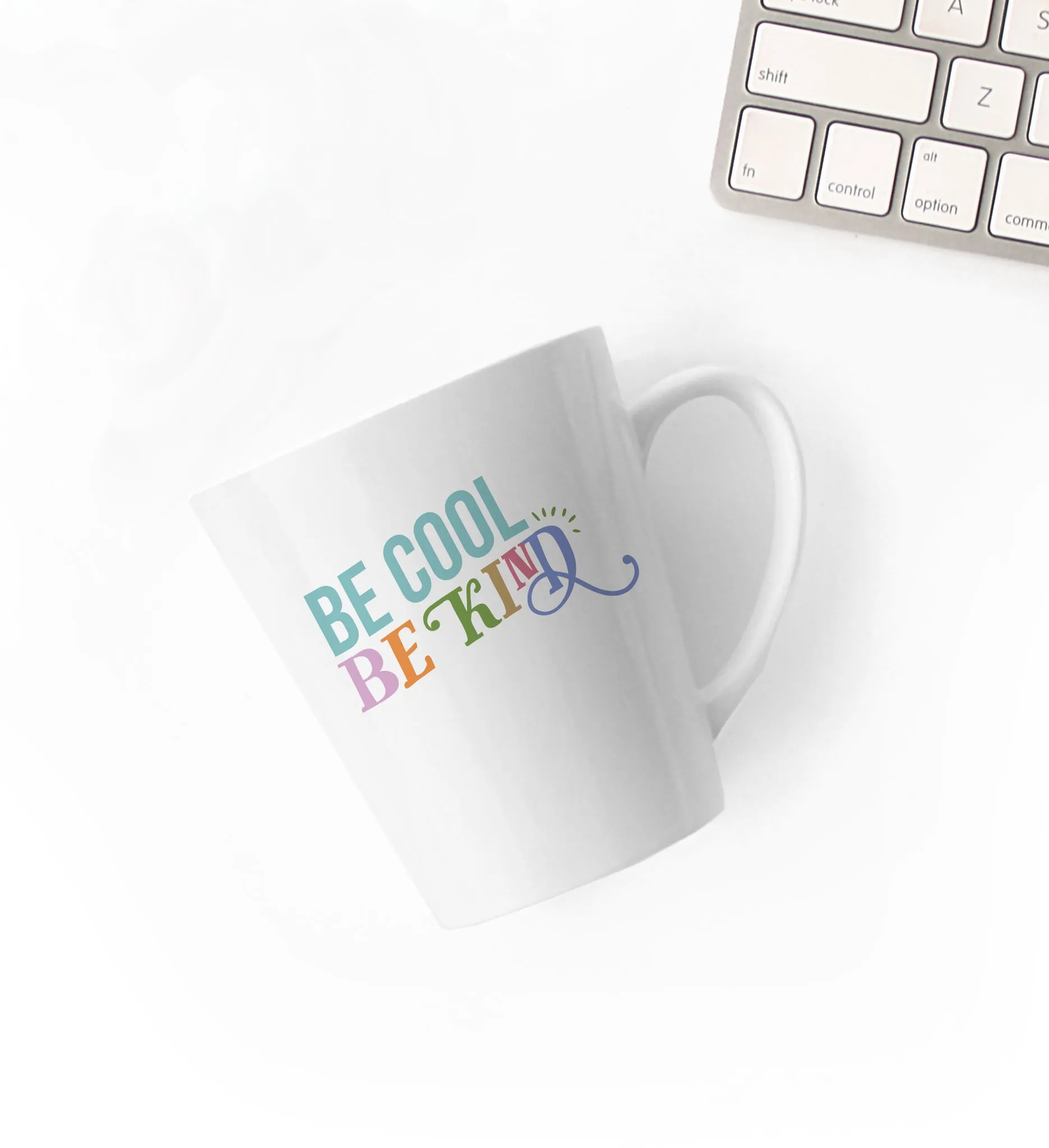 Be Cool Be Kind Color Swash Mug