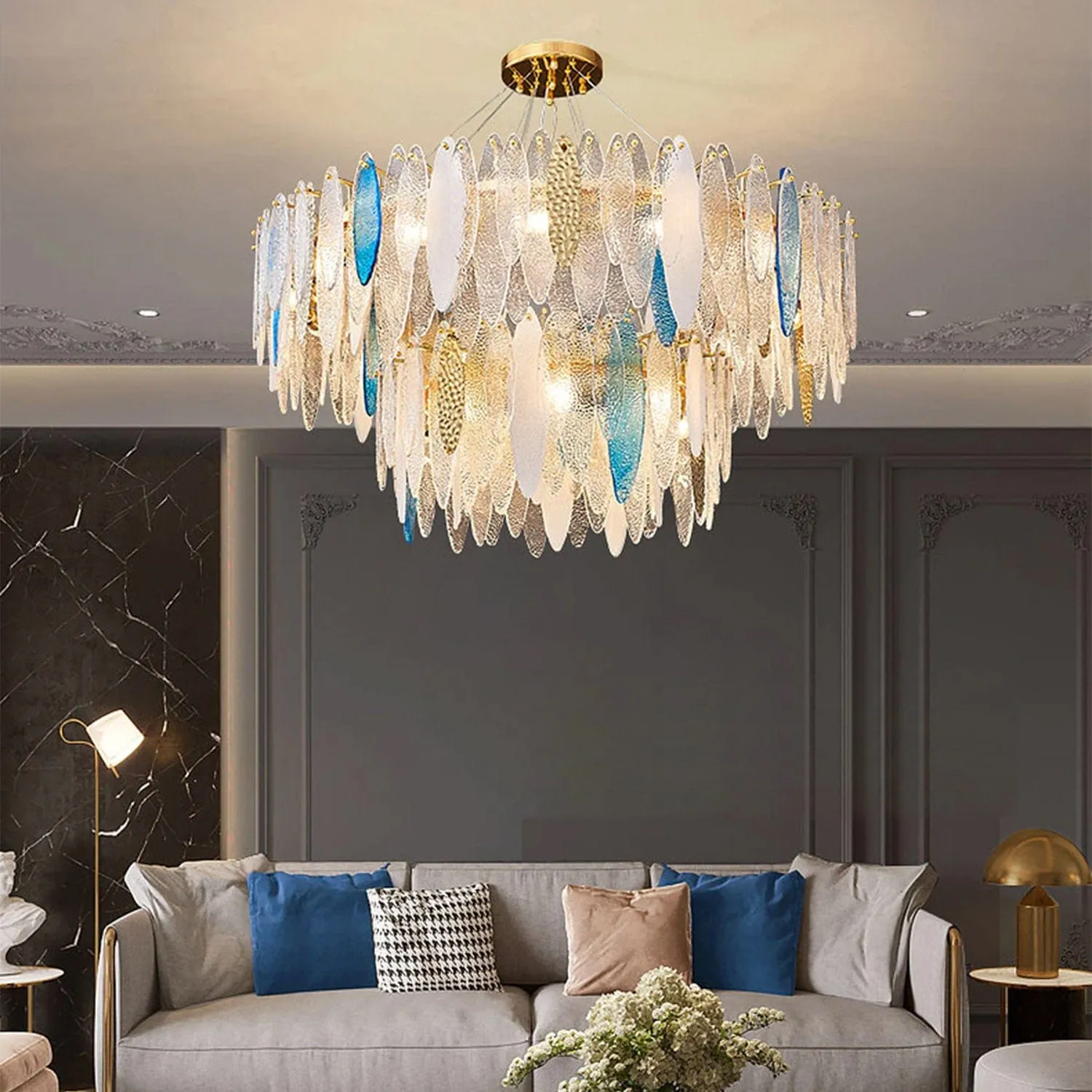 Beach View Double Step Chandelier