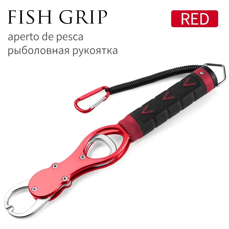 Best Aluminum Alloy Fishing Pliers Grip Set Fishing Tackle Gear Hook Recover Cutter Line Split Ring Fishing Accessories