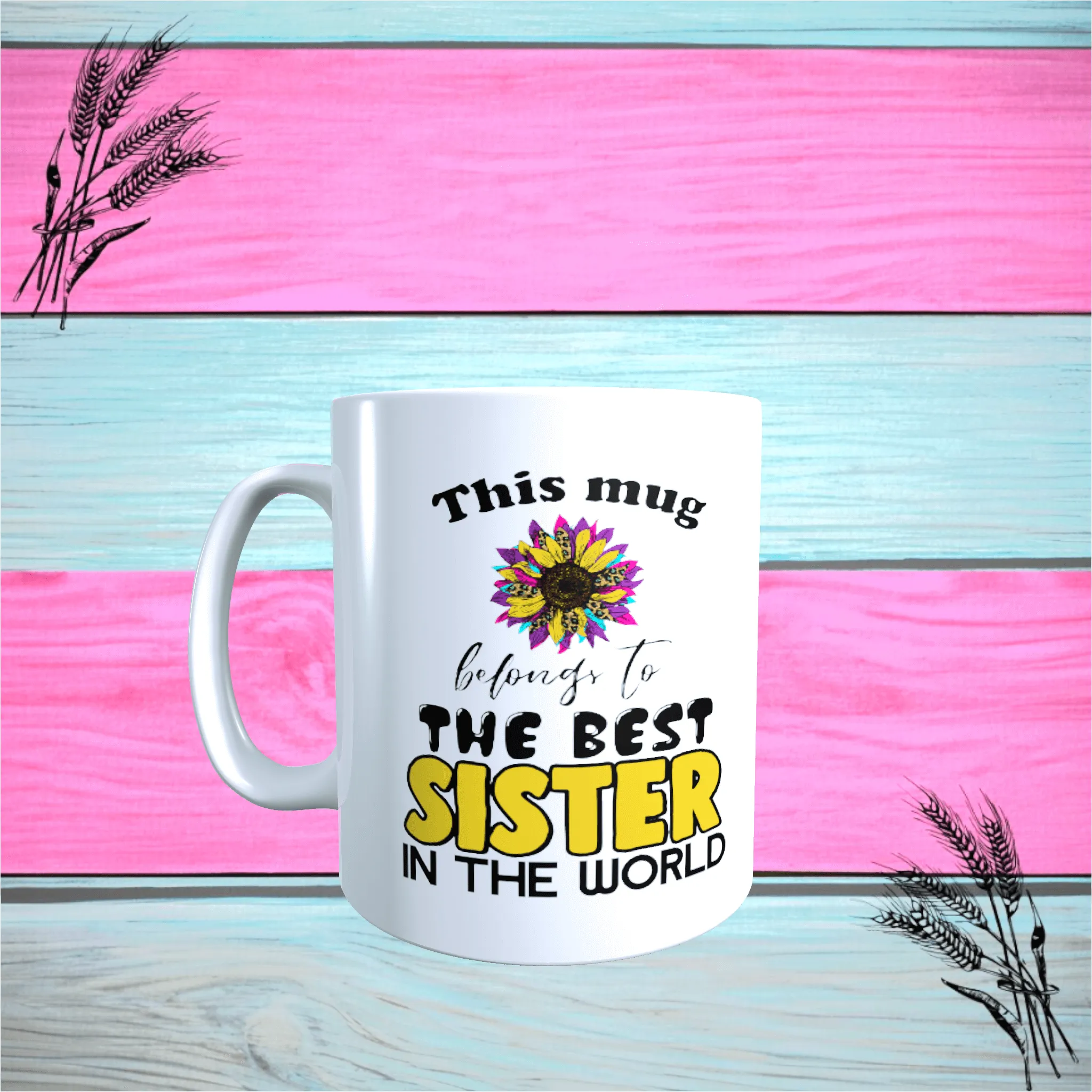 Best Sister Mug Gift, Novelty Mug For Any Occasion. Sister Gift