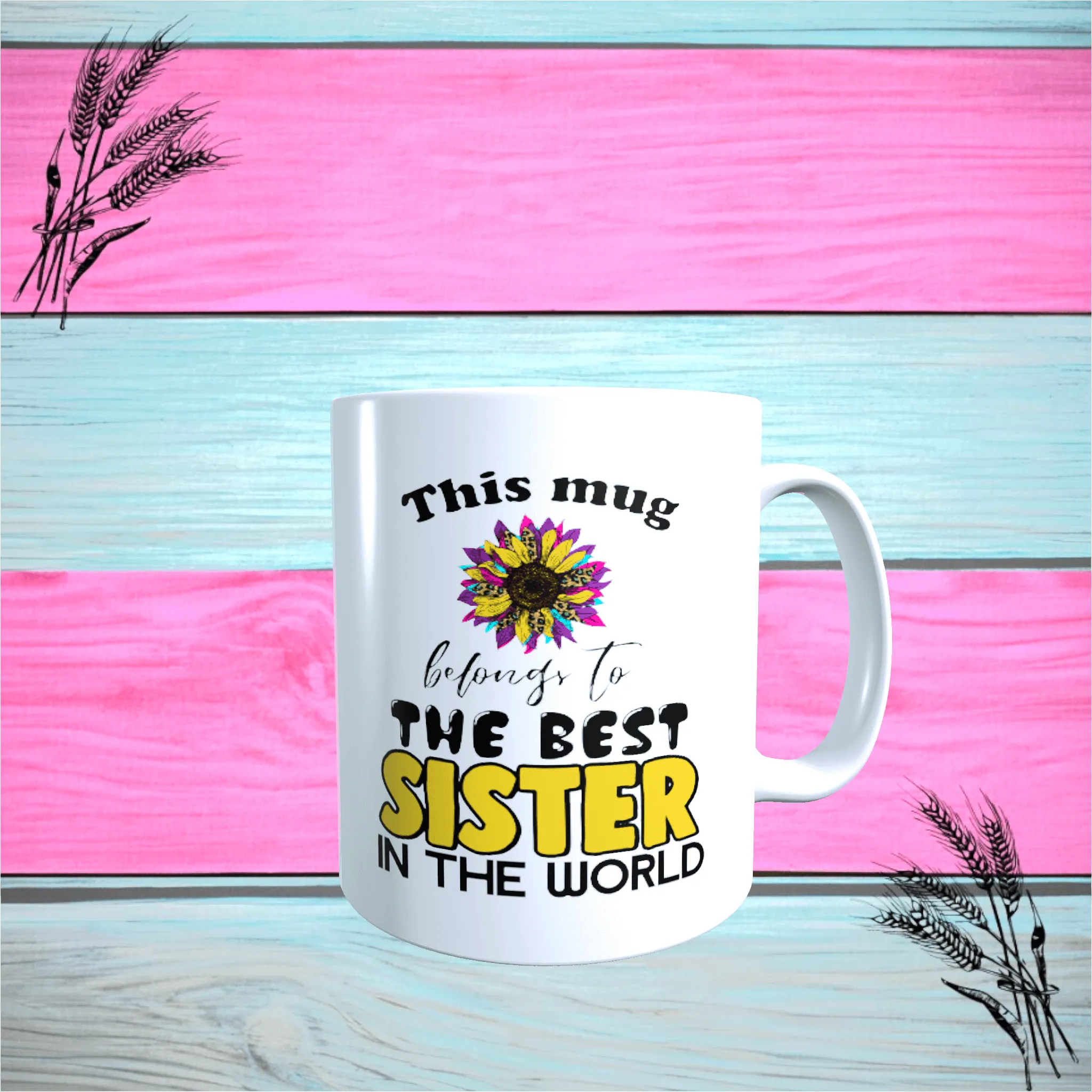 Best Sister Mug Gift, Novelty Mug For Any Occasion. Sister Gift