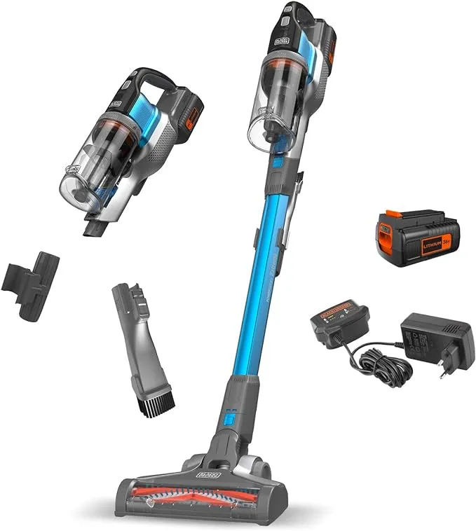 Black   Decker, 4 in 1 Cordless Upright Vacuum Cleaner, BDPSE3615-QW