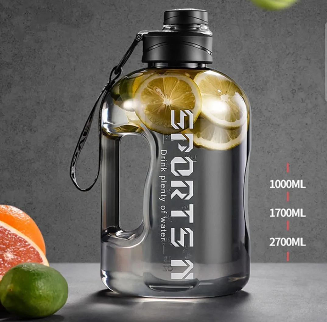 Black Outdoor 2600 ML Water Bottle