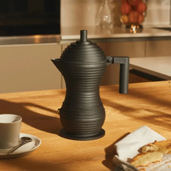 Black Pulcina Espresso Maker