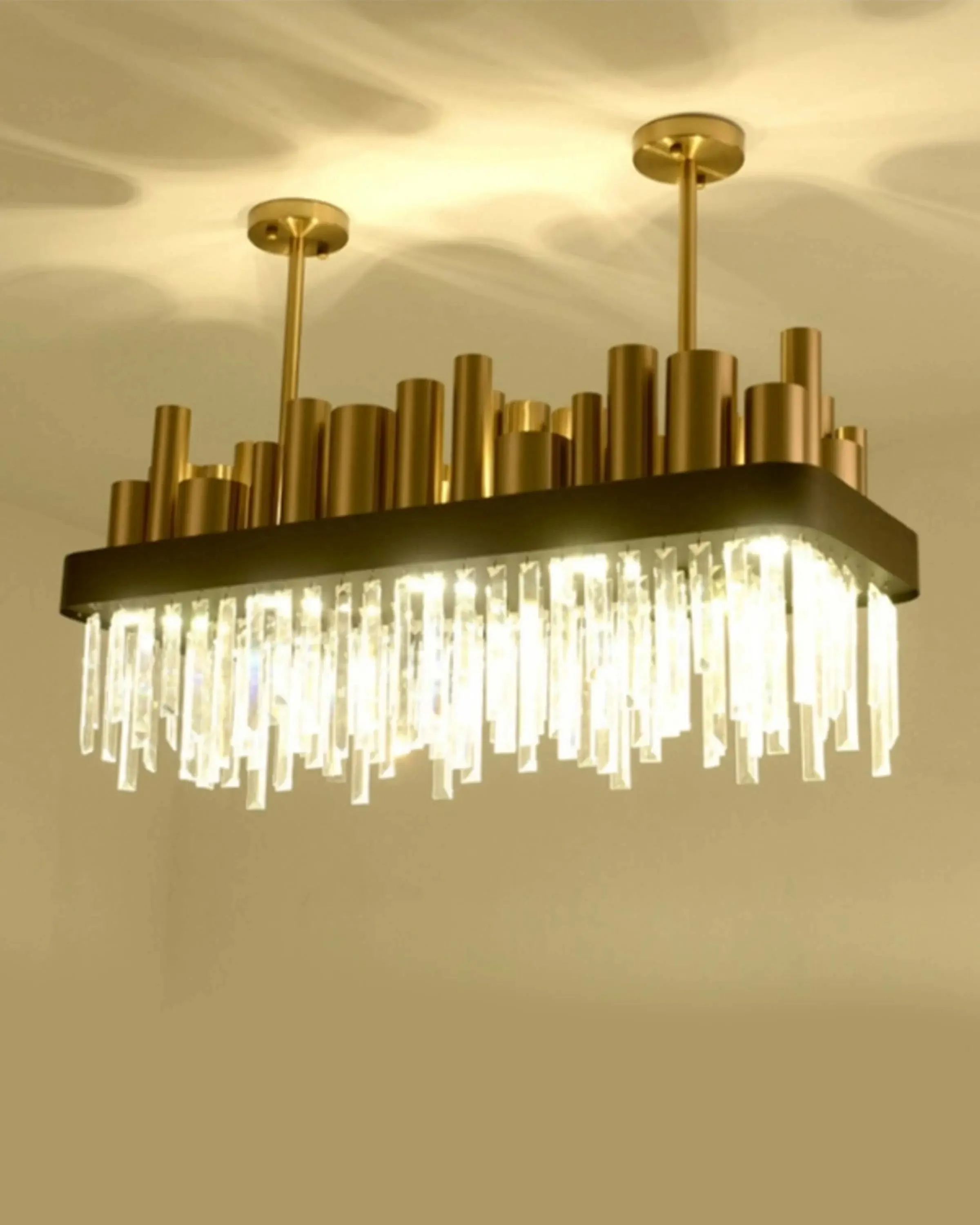 Blanc Classic Crystal Glass Luxury Chandelier Light