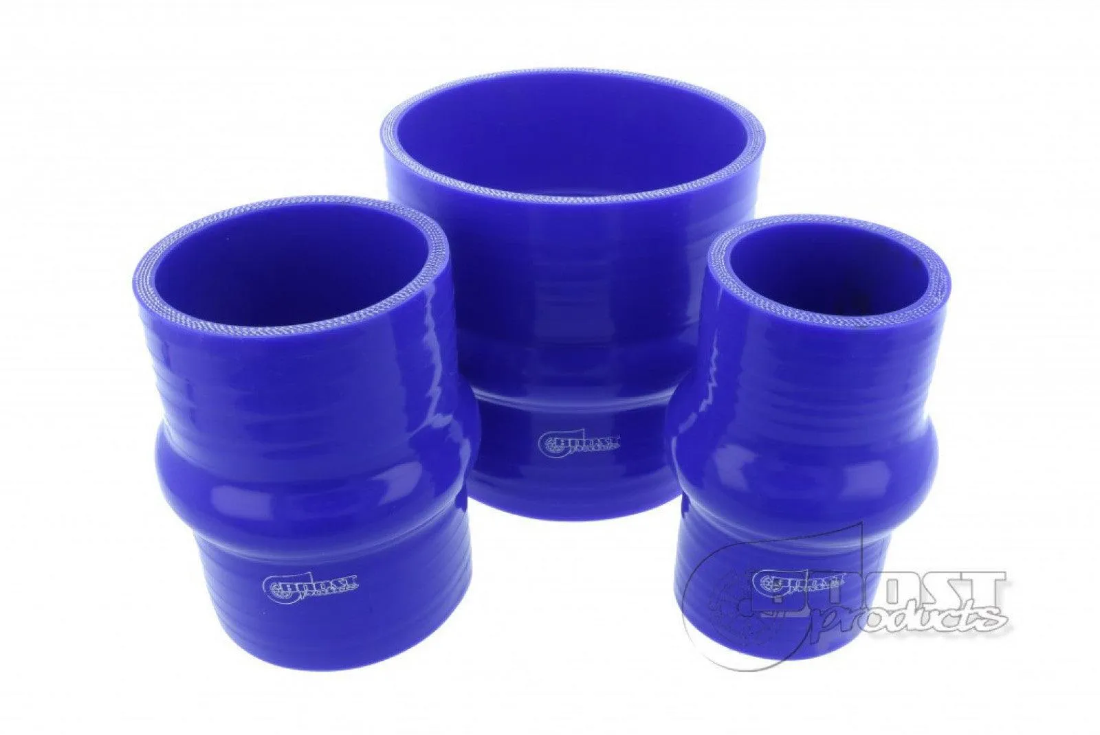 BOOST Products Silicone Coupler with Single Hump, 54mm (2-1/8") ID, Blue