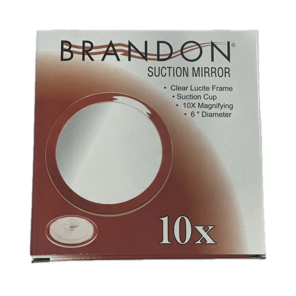 Brandon Round Suction Cup Mirror 6"