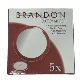 Brandon Round Suction Cup Mirror 6"