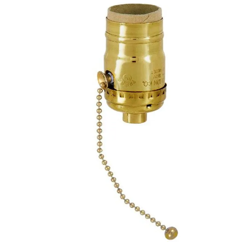 Brass Pull Chain Lamp Sockets