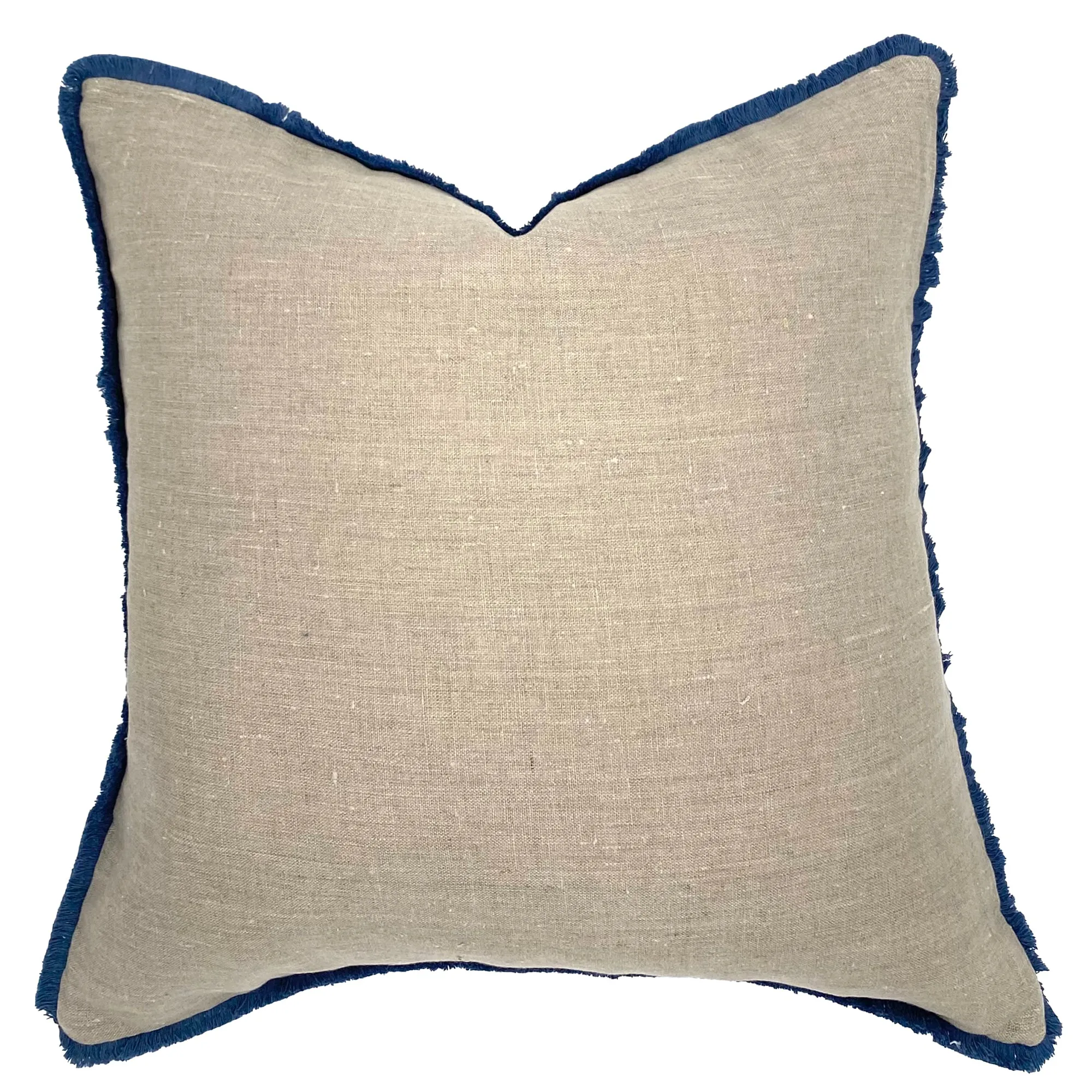 Breeze Linen Contemporary Throw Pillow Cover 20x20