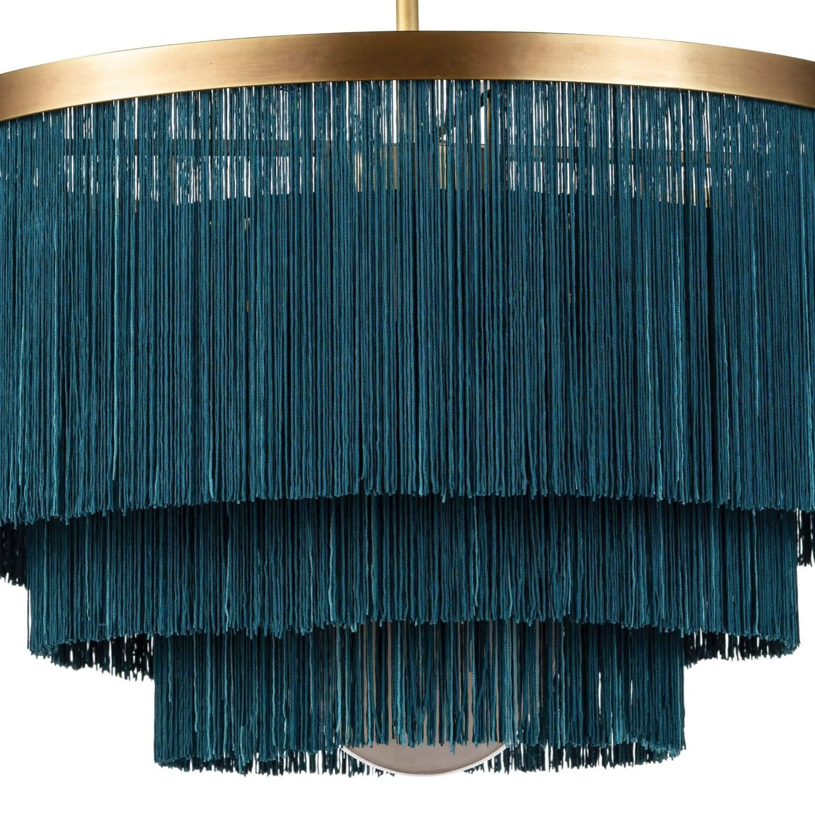 Cabaret Fringe Chandelier - Blue