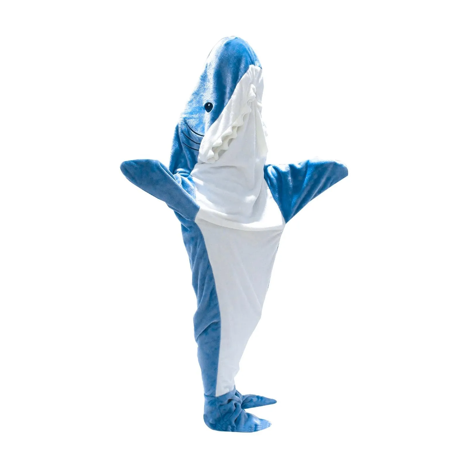 CALANDIS® Shark Blanket Parties Plush Funny Clothing Comfortable Cosplay Shark Costume L