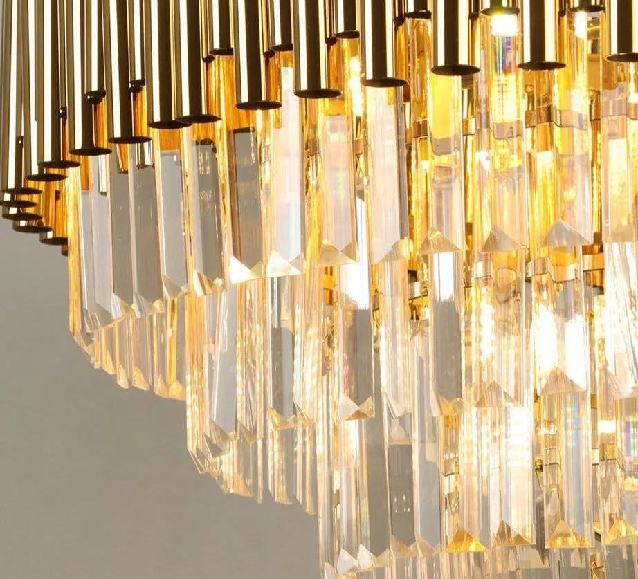 Calliope Clear Crystal Chandelier-