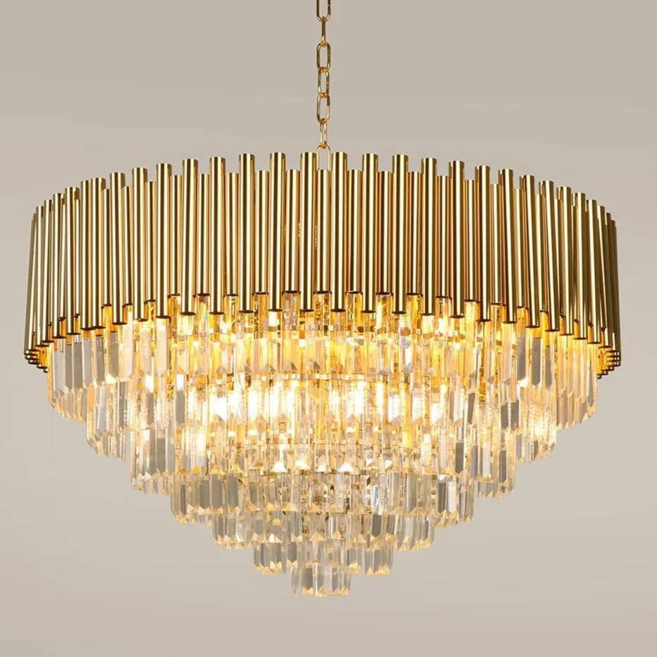 Calliope Clear Crystal Chandelier-