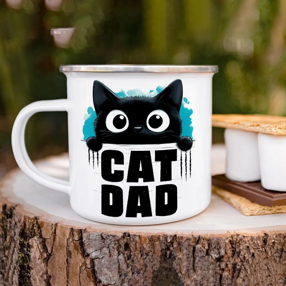 Cat Dad Camp Mug