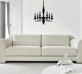 Chandelier Home House Living Room Design Decal Sticker Wall Vinyl Decor Art