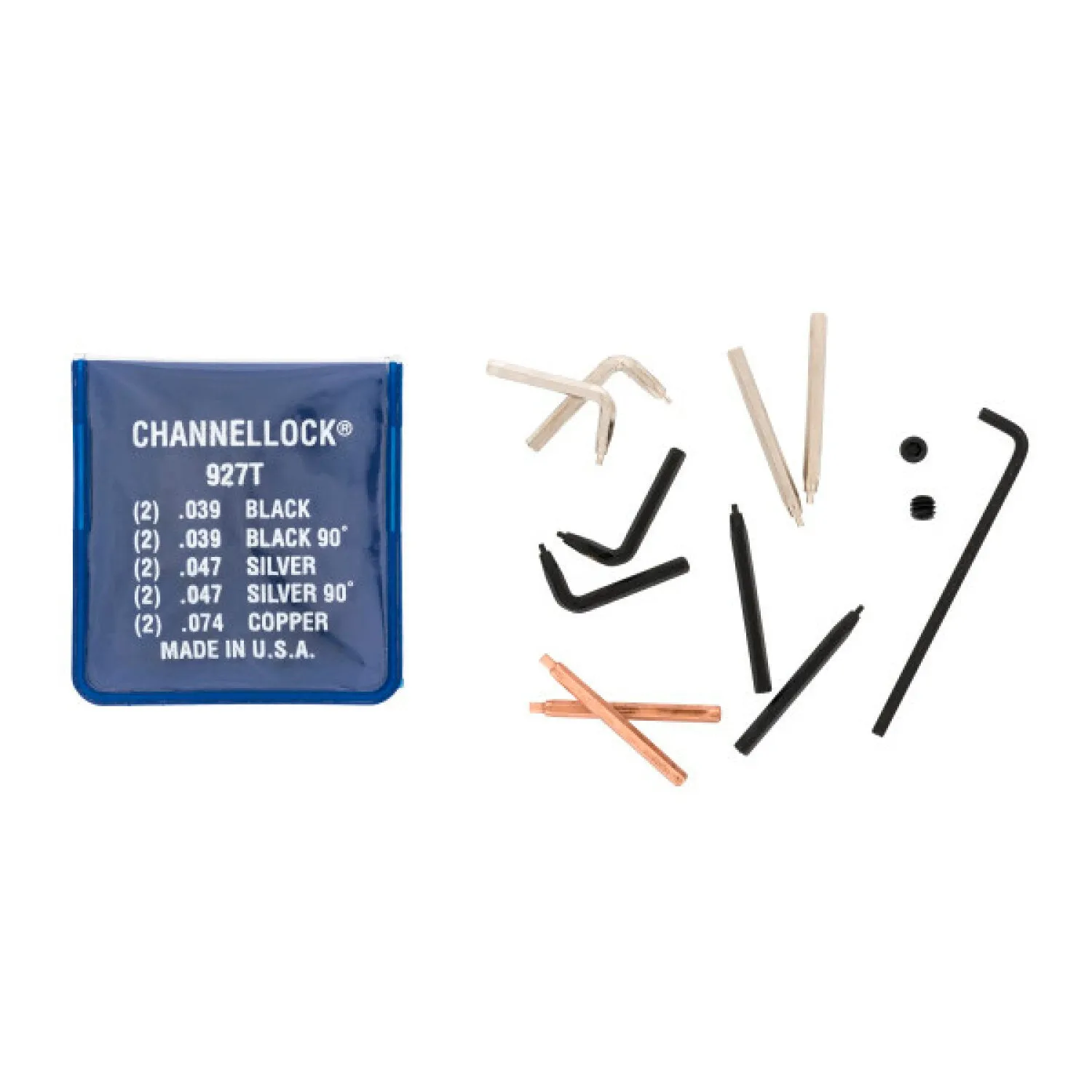 Channellock 927T 5 PC Universal Tip Kit